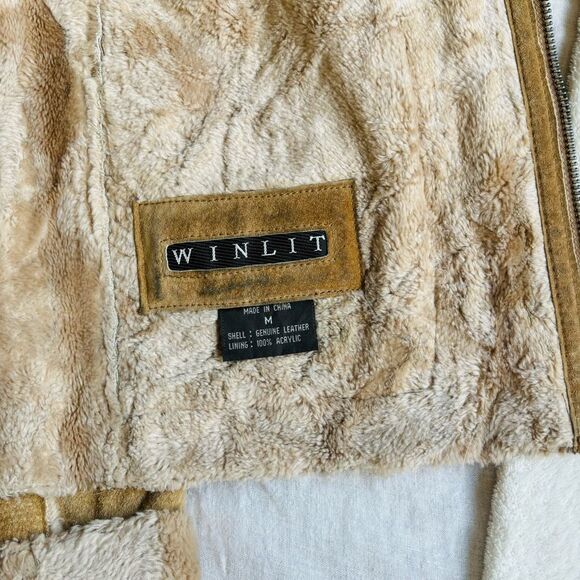 Vintage Penny Lane Coat Suede genuine leather with soft interior size M by Winli - Picture 5 of 8